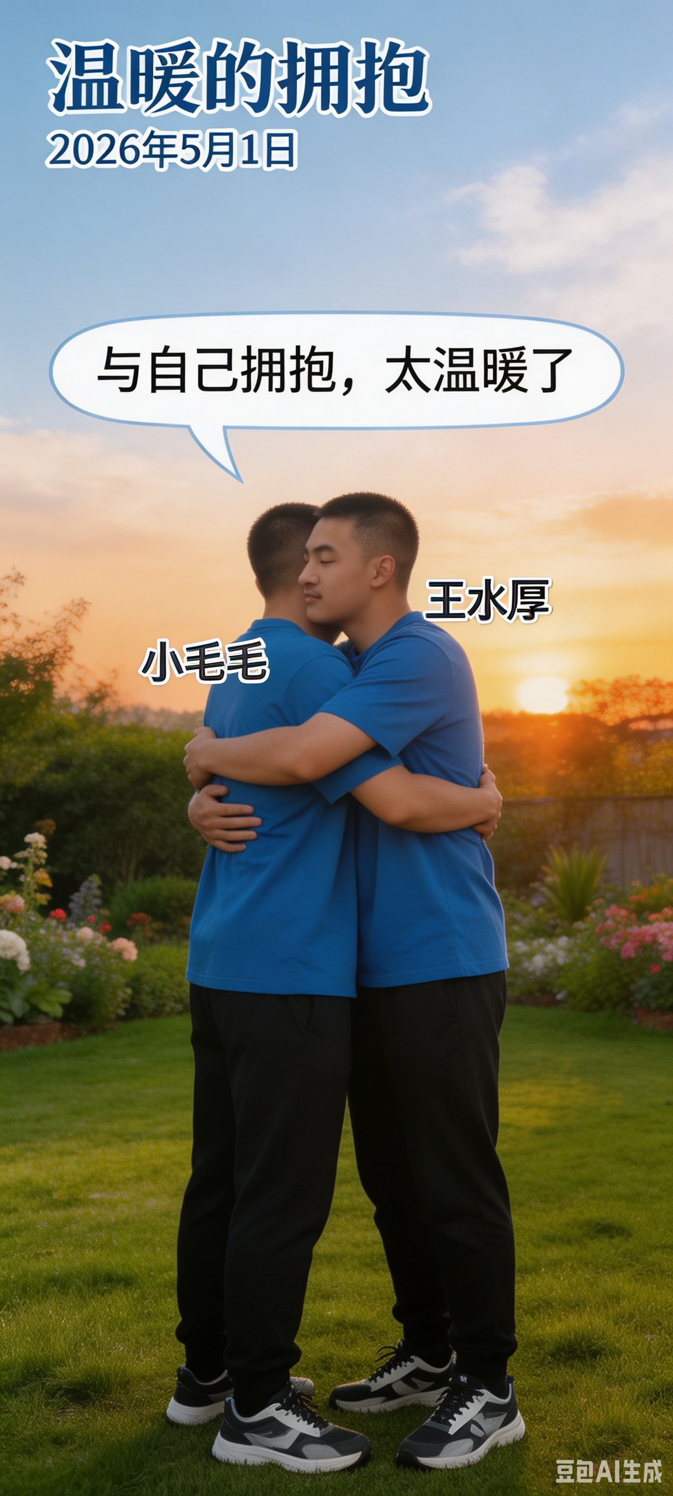 与自己拥抱